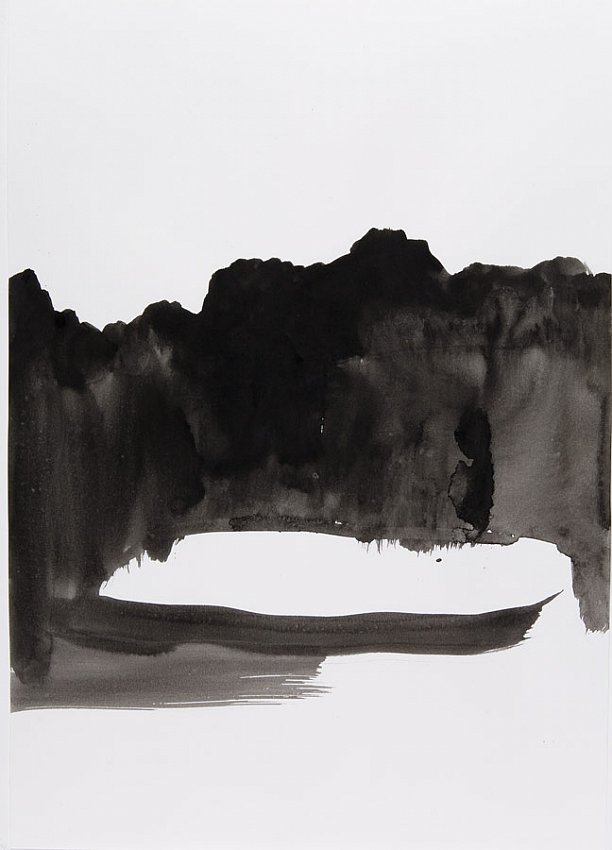 Silvia Bächli<br />Untitled<br />2007<br />gouache on paper<br />16 1/2 x 24 3/8 inches<br />  (44 x 31 cm)<br />PF1339<br />