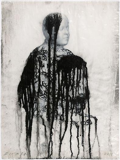 Veiled Shadow XXXV, 2011
Mixed media on paper
16 1/2 x 11 3/4 inches
42 x 30 cm