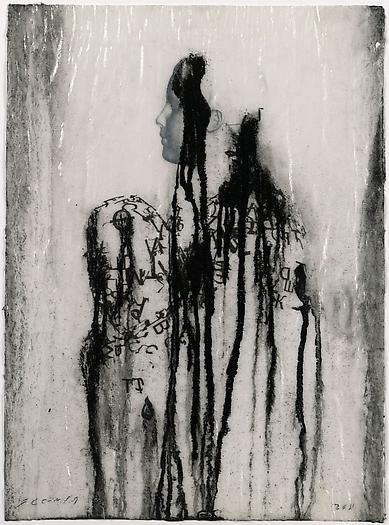 Veiled Shadow XLII, 2011
Mixed media on paper
16 1/2 x 11 3/4 inches
42 x 30 cm