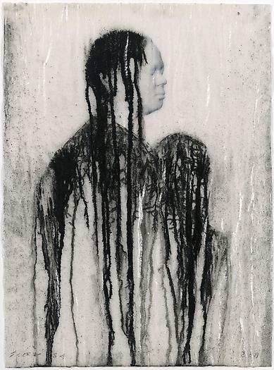 Veiled Shadow XLVI, 2011
Mixed media on paper
16 1/2 x 11 3/4 inches
42 x 30 cm
