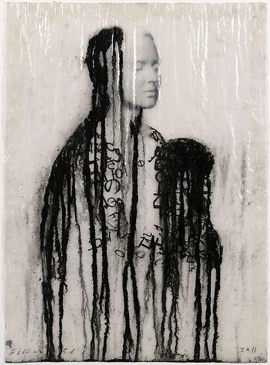 Veiled Shadow L, 2011
Mixed media on paper
16 1/2 x 11 3/4 inches
42 x 30 cm