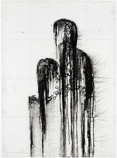 Shadow Study LII, 2011
Mixed media on paper
62 1/4 x 44 1/8 inches
158 x 112 cm