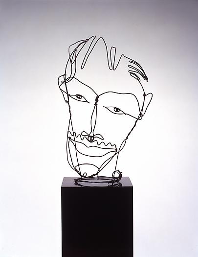 Alexander Calder
Portrait of Eduard Penkala, 1929
Wire
9 1/2 x 6 x 6 in.
24.1 x 15.2 x 15.2 cm