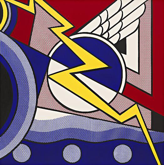 Modern Painting with Bolt, 1967
Oil and magna on canvas
68 x 68 in.
172.7 x 172.7 cm