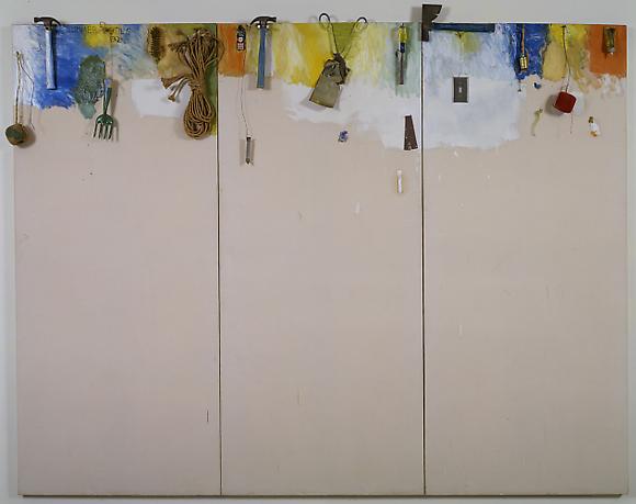 Summer Tools, 1962
Mixed media assemblage
80 x 108 in.
203.2 x 274.3 cm