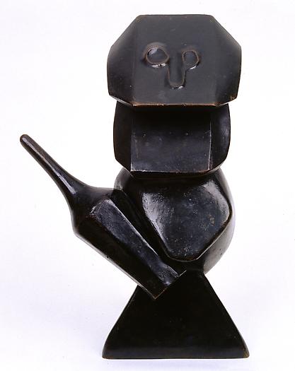 Max Ernst
Gai, 1935
Bronze
14 1/2 x 8 1/2 x 6 1/2 in.
36.8 x 21.6 x 16.5 cm