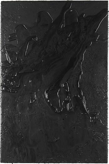 Cosmic Slop, 2008
Black soap and microcrystalline wax on board
36 x 24 inches
91.4 x 61 cm