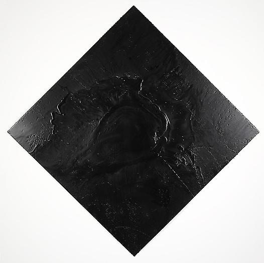 Cosmic Slop, 2008
Black soap and microcrystalline wax on board
70 x 70 inches
177.8 x 177.8 cm