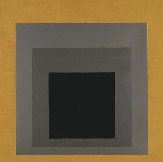 Homage to the Square: Grisaille with Gold, 1961
Oil on masonite
48 x 48 in.
121.9 x 121.9 cm