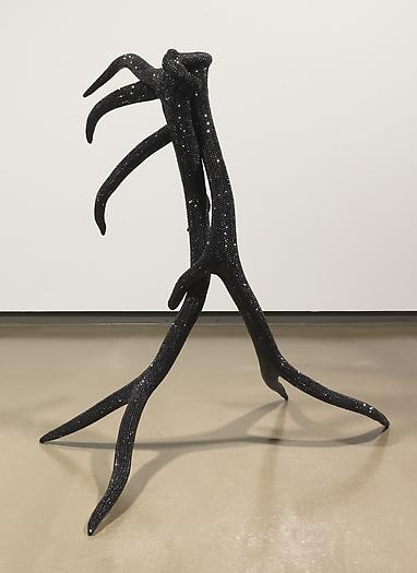 Untitled (Black Elk Pair), 2009
Elk antlers, crystals, adhesive
32 1/2 x 34 1/2 x 23 inches
82.5 x 87.6 x 58.4 cm