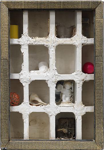 Joseph Cornell
Untitled, c. 1950
Mixed media in wooden artist's box
15 1/4 x 10 3/8 x 3 7/8 in.
38.7 x 26.4 x 9.8 cm