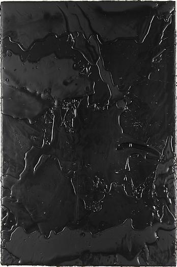 Cosmic Slop, 2008
Black soap and microcrystalline wax on board
36 x 24 inches
91.4 x 61 cm