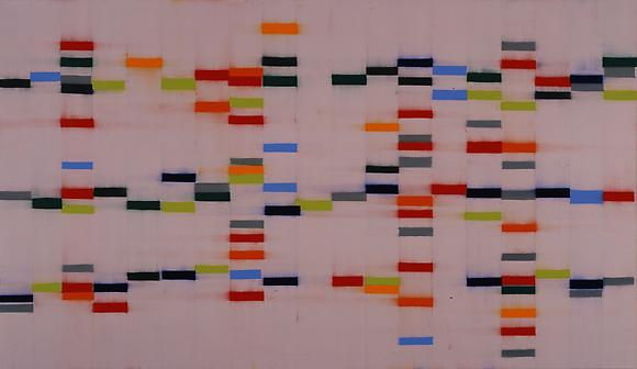 340 (China/Mongolia), 2000
Oil on linen
66 x 114 in.
167.6 x 289.6 cm