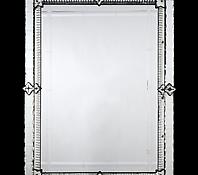 A Cut-Glass & Mounted ‘Bamboo’ Mirror