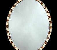 An Irish George III Oval Mirror