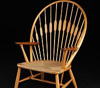 The "Peacock Chair" manufactured by Johannes Hansen