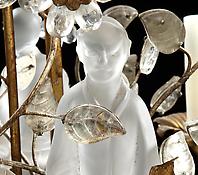 Chinoiserie Chandelier, Attributed to Maison Bagues