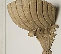 Scallop shell wall sconces