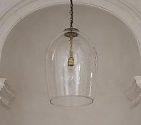 Hand-Blown 'Bubble' Glass Lantern