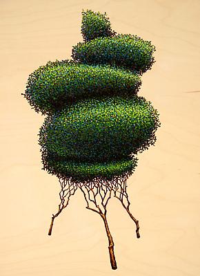 David Lefkowitz
Cairn on Tripod, 2008
Oil on plywood
24 x 20 inches Image