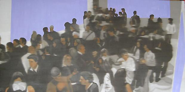 Douglas C. Bloom
Congregation, 2009
Oil on Canvas
36 x 72 inches Image
