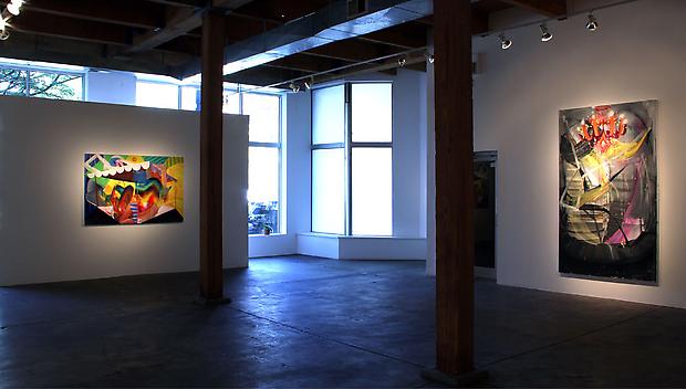 Andrew Holmquist, Worlds Collide!, installation view at Carrie Secrist Gallery, 2011 Image
