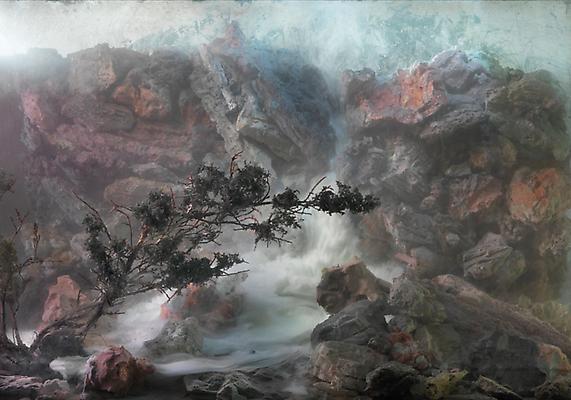 Kim Keever
Waterfall 56f, 2010
edition of 6 + 1 AP
c-print
50 x 70 inches Image