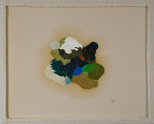 Brandon Anschultz
Blue Camo (Reverse), 2010
Oil on raw canvas
42 x 52 inches Image
