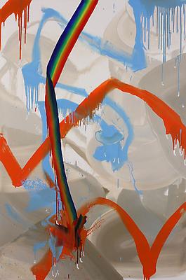 A Bigger Rainbow, 2011, oil on canvas, 72 x 48 inches Image
