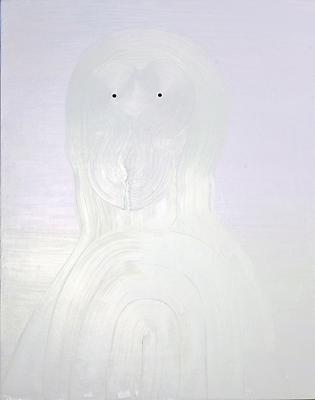 Erasure, 2011, mixed media on canvas, 30 x 24 inches Image
