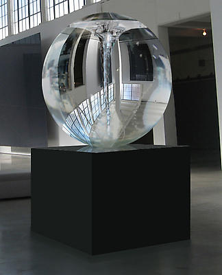 A World Apart, 2007
glass, plinth, turbine, and fluid
30 x 30 x 72 inches Image
