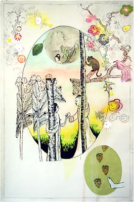 I Tremble for You, 2009
Mixed media on canvas
56 x 32 inches Image