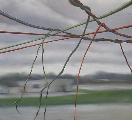 Tangle #26, 2010
oil on wood panel
16 x 17 1/2 inches Image