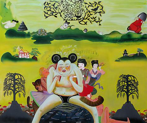Phyllis Bramson
Intimate Thoughts with Total Strangers, 2010
Mixed media & collage on canvas
70 x 70 inches Image