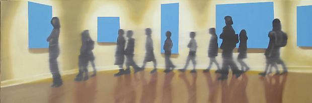 Douglas C. Bloom
Field Trip, 2011
Oil on canvas
20 x 60 inches Image