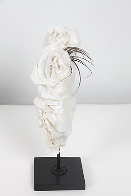 Ilithyia, 2012
Terra cotta, clay, resin, metal and thorns
Series of six
Approx. 13 h. x 5 x 5 inches each

Photo by Maurene Cooper Image