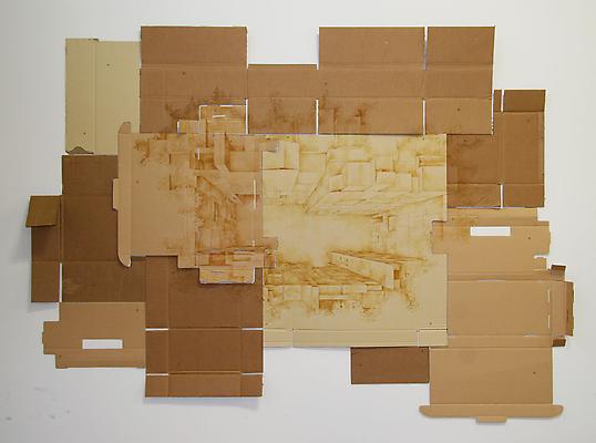 Cache, 2011
Watercolor on cardboard
62 x 86 inches Image