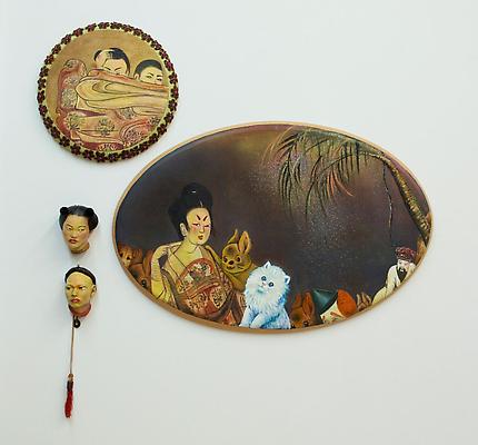 Departing From Love, 2011
Mixed media and collage on canvas
48 x 48 inches Image