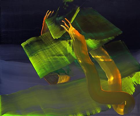 Shout, 2010, oil on canvas, 66 x 54 inches Image