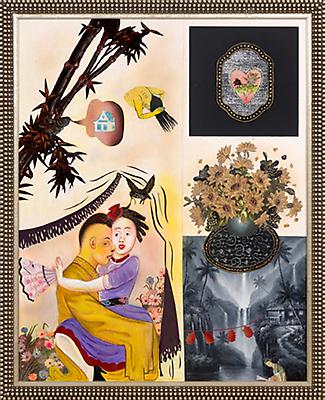 Promiscuous Joinings, 2012
Mixed media and collage on canvas
66 x 54 inches Image
