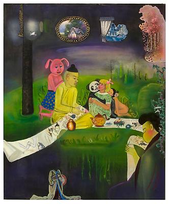 Rules of Conduct vs. Sentimental Realities, 2011
Mixed media and collage on canvas
66 x 54 inches Image