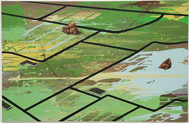 New Carterdale Holler, 2011
Oil, acrylic and latex on wood
22 x 34 inches Image