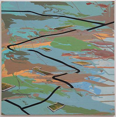 Grand Marvusbrook Falls, 2011
Oil, acrylic and latex on wood
19 1/2 x 19 1/2 inches Image