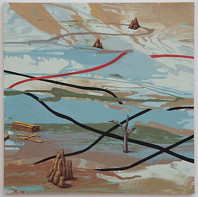 Mt. Lumberfield Gulch, 2011
Oil, acrylic and latex on wood
19 1/2 x 19 1/2 inches Image