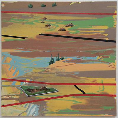 West Cloverhaven Mills, 2011
Oil, acrylic and latex on wood
19 1/2 x 19 1/2 inches Image