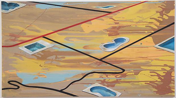 Outer Jacksonglen Prairie, 2011
Oil, acrylic and latex on wood
20 x 36 inches Image