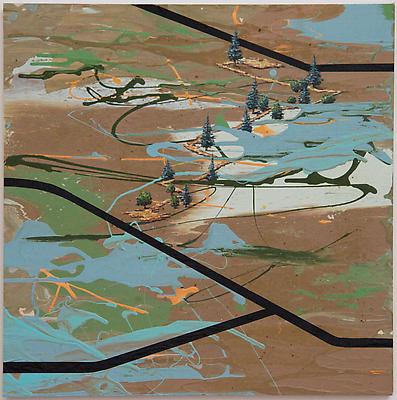 Old Crumborough Springs, 2011
Oil, acrylic and latex on wood
19 1/2 inches x 19 1/2 inches Image