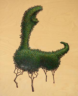 David Lefkowitz
Hedgester, 2008
Oil on plywood
30 x 24 inches Image