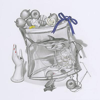 Melodie Provenzano
The Talking, 2010
graphite, gouache, and acrylic on paper
11 x 11 inches Image