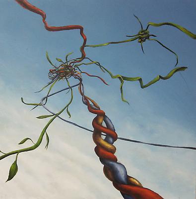 Tangle #28, 2010
Oil on wood panel
19 x 19 inches Image